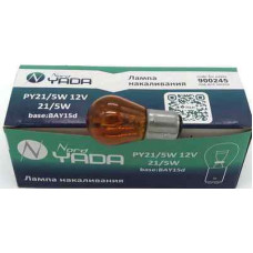 Автолампа 12V PY21/5W (ук.пов. и габариты) (желт) Nord Yada: PY21/5W 12V BAY15d