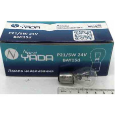 Автолампа 24V P21/5W (габарит - стоп-сигнал) Nord Yada: P21/5 W 24V BAY15d