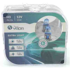 Автолампа H 3 (55) 12V +50% ЕВРО БОКС (2шт) Nord Yada: H3 12V 55W