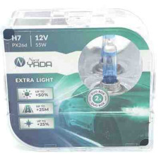 Автолампа H 7 (55) 12V +50% ЕВРО БОКС (2шт) Nord Yada: H7 12V 55W