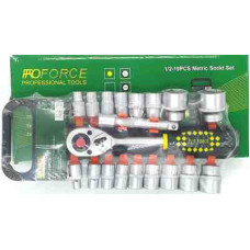 Головка набор  19 предметов 1/4 FORCE