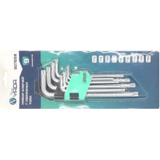 Ключ Г-образный набор 9шт 1.5-10мм (холдер) Nord Yada