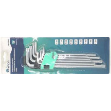 Ключ Г-образный набор 9шт 1.5-10мм удлинённые (холдер) Nord Yada