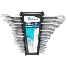 Ключ комб набор 12шт: 6-14,17,19,22мм (пласт холдер пирамида) Nord YADA