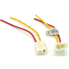 Колодка 2 конт 6,3 мм (м+п) с проводами TM Nord YADA