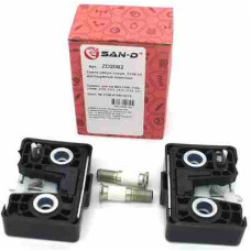 Ответная часть замка двери малошумн. 2108-10 в упак.(2 шт.+2 пыльника+2 болта) шоколадка: 2108-6105014(15)