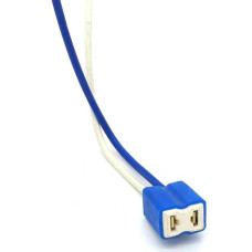 Патрон под лампу H7 с проводами, прямой, керамика