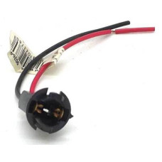 Патрон под лампу W5W (T10) с проводами, пластик 