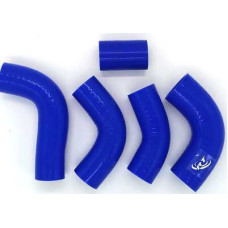 Патрубки радиатора 3302 406дв (5шт) силикон СИНИЙ