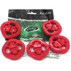 Подушка глушителя 2108 (5шт) КРАСНЫЙ DRIVE ПИК