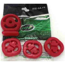 Подушка глушителя 2110-2112 (4шт) КРАСНЫЙ DRIVE ПИК