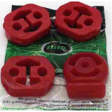 Подушка глушителя 2170-2172 (4шт) КРАСНЫЙ DRIVE ПИК