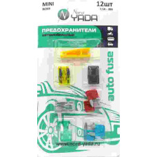 Предохранитель MINI  12шт  в блистере с пинцетом: W269