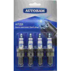 Свечи зажигания 2101-07 блистер  AUTORAM: А17ДВ