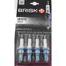 Свечи зажигания 2108-09 инж 4216/406 дв. Евро 3/4 блистер BRISK: LR15YC