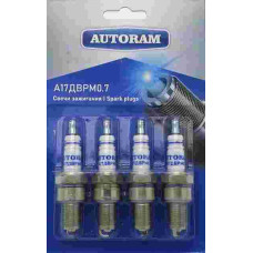 Свечи зажигания 2108-09 карб блистер AUTORAM: А17ДВРМ0.7