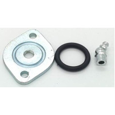 Заглушка (крышка) шкворня 3302 с масленкой и уплотнит. (усиленная): 3307-3001041